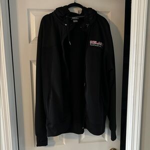 Pelagic Black Zip-Up Hoodie